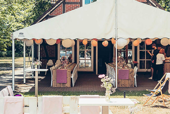 Location Havelheim Partyzelt